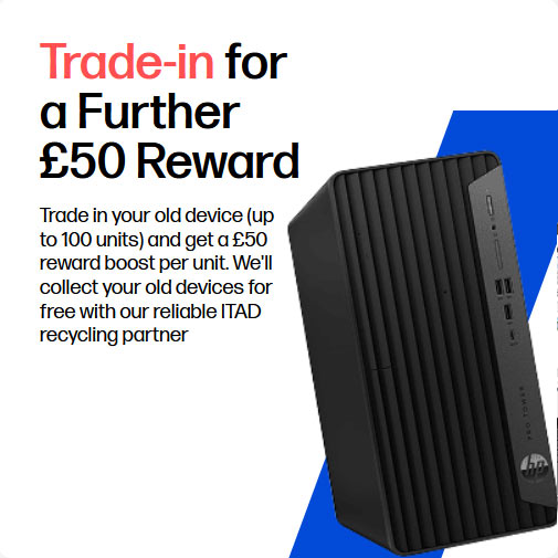 trade in for £50 reward