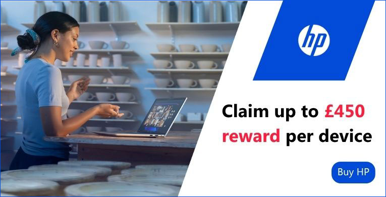 hp claim up to £450 reward per device