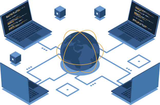 Server Virtualisation Graphic image